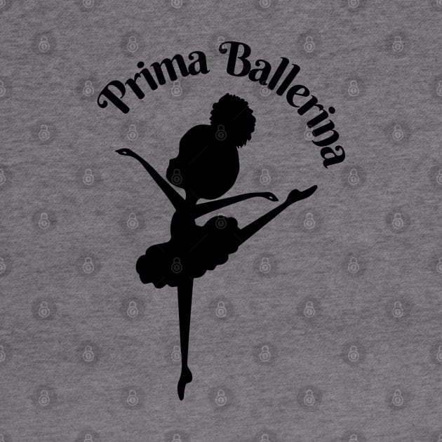 Afro Girl - Prima Ballerina by Soul B Designs